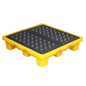 Low Spill Containment Pallet for 4 Drums (Capacity 180 / 260 l)
