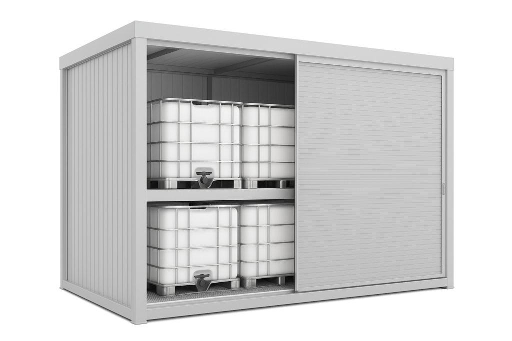 Hazardous substance storage container (Rack type)