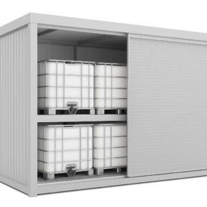 Regalcontainer für Gefahrstoffe