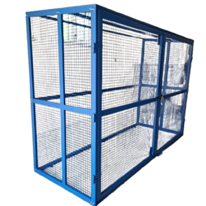 Skladová klec na láhve s technickými plyny