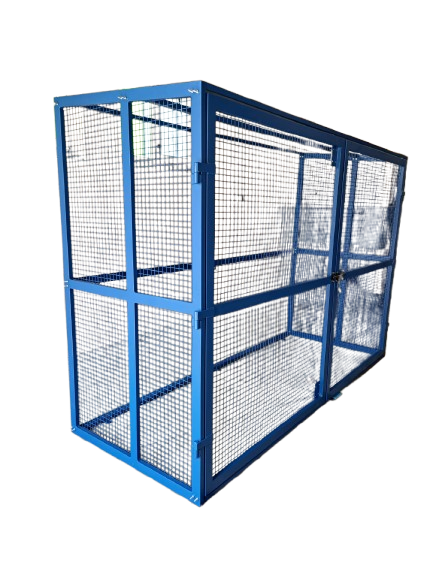 Skladová klec na láhve s technickými plyny