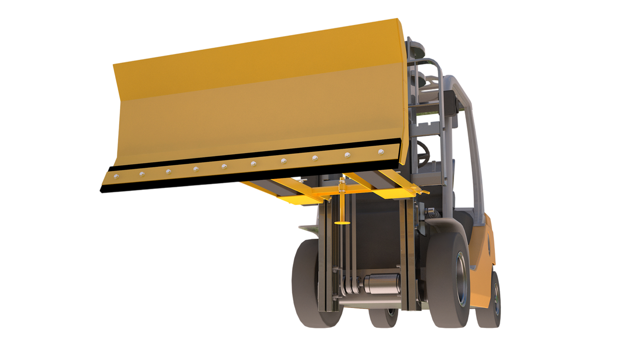 Sněhová radlice na vysokozdvižný vozík - Obrázek 3