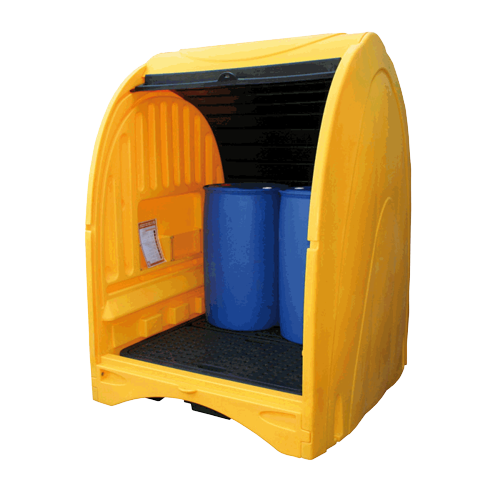 Workstation 250 l for 4 Drums or 1 IBC with Spill Containment Sump