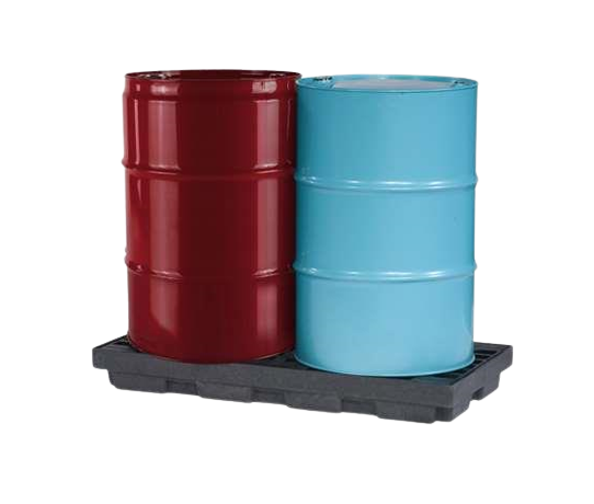 Justrite LOW Spill Containment Pallet for 2 Drums