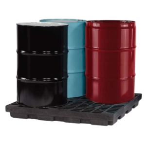 Justrite LOW Spill Containment Pallet for 4 Drums