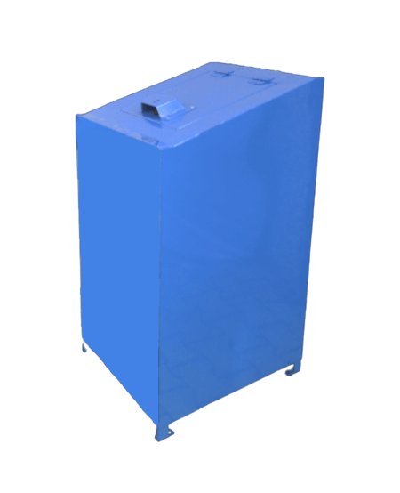 wildlife-resistant waste container PZZ metal secured waste container